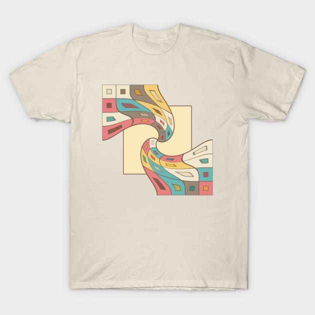 Geometric abstract T-Shirt by Gaspar Avila